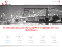 Tablet Screenshot of deviprop.com